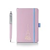 Sheaffer Sentinel Emily in Paris Matte Pink Bow ST Bolígrafo and Notebook Set