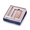 Sheaffer Prelude Mini Emily in Paris Pastel Pink and Swarovski Crystal RGT Kulspetspenna and Credit Card Holder Set