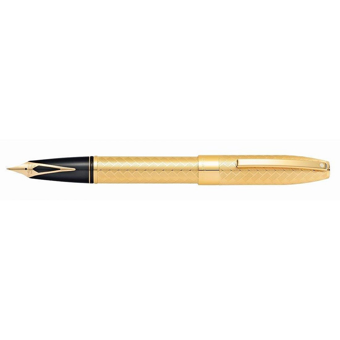 gijzelaar binding Fantasierijk Sheaffer Legacy Heritage Gold PVD Chevron Fountain pen - Vulpen / Fountain  pen | Appelboom.com