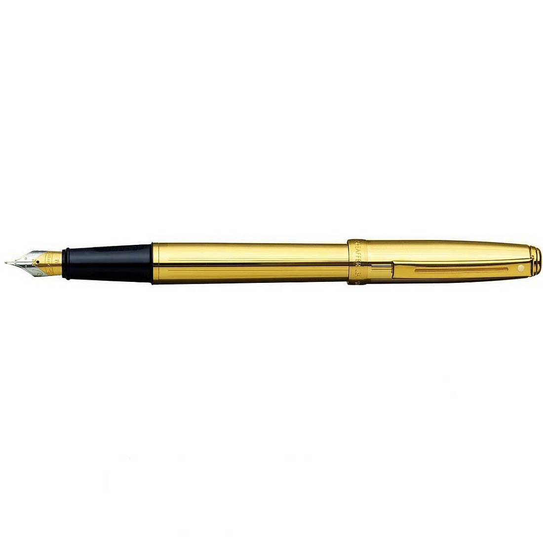 Sheaffer Rollerball Pen Sheaffer Prelude Chrome/ 18k Gold White Dot Pen No Ink 