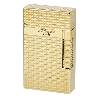 S.T. Dupont New Le Grand Yellow Gold Diamond Head Feuerzeug