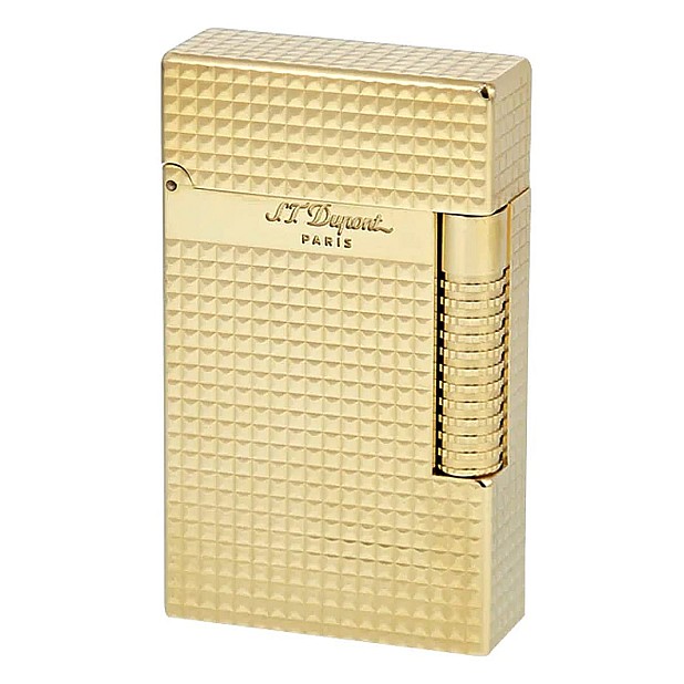 S.T. Dupont New Le Grand Yellow Gold Diamond Head Lighter