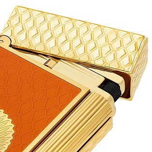 S.T. Dupont Ligne 2 Cling Game of Thrones Lacquered Fire Orange Gold Encendedor