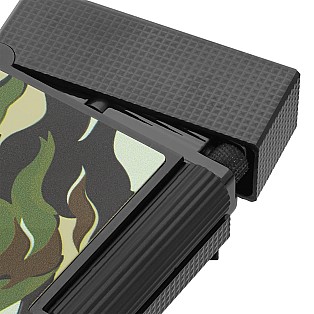 S.T. Dupont Ligne 2 Cling Guilloche Under Lacquer Camo Khaki Encendedor