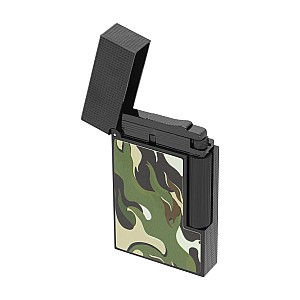 S.T. Dupont Ligne 2 Cling Guilloche Under Lacquer Camo Khaki Lighter