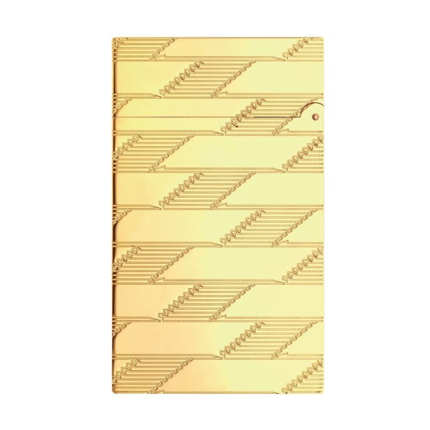 S.T. Dupont Ligne 2 Cling Monogram 1872 Gold Briquet