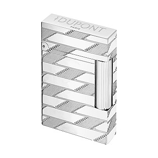 S.T. Dupont Ligne 2 Cling Monogram 1872 Palladium Lighter