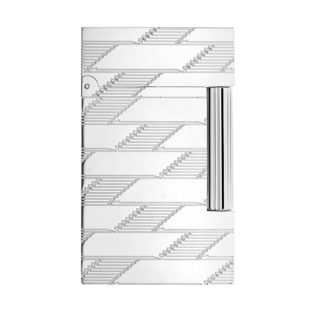 S.T. Dupont Ligne 2 Cling Monogram 1872 Palladium Feuerzeug