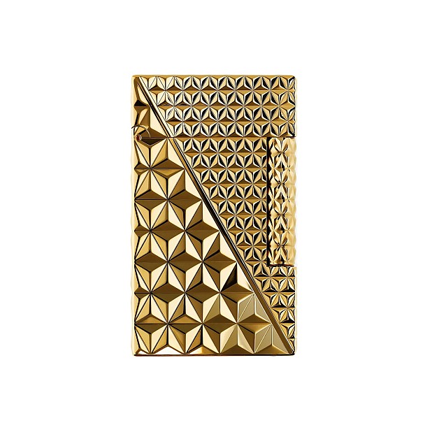 S.T. Dupont Ligne 2 Double Fire X Gold Lighter C16646