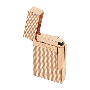 S.T. Dupont Ligne 2 Guilloche Rose Gold Lighter