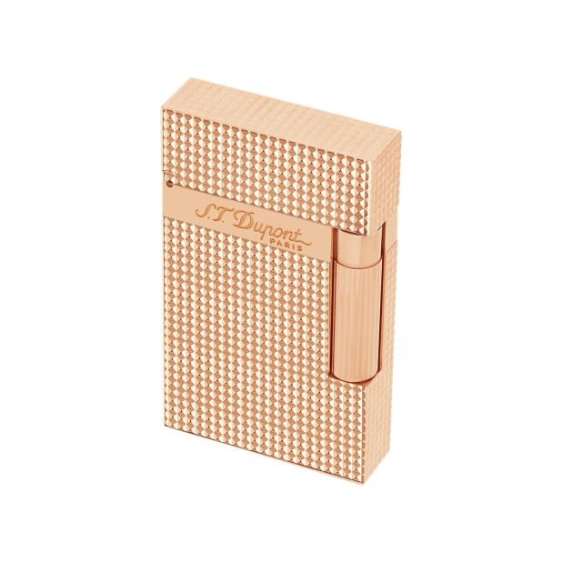 S.T. Dupont Ligne 2 Guilloche Rose Gold Briquet 016424