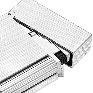 S.T. Dupont Ligne 2 Micro Diamond Head Palladium Lighter