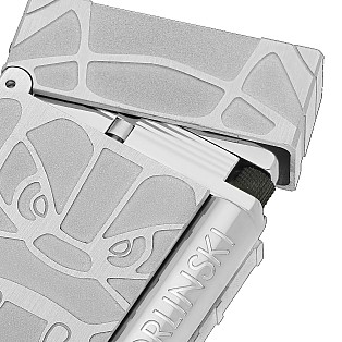 S.T. Dupont Ligne 2 Orlinski Brushed Silver Lighter