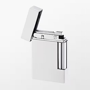 S.T. Dupont Ligne 8 White Lacquer Lighter