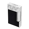 S.T. Dupont Ligne 2 Cling Snake Lacquered Black Silver Tändare C16076