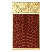 S.T. Dupont Ligne 2 Cling Snake Lacquered Red Gold Tändare C16075