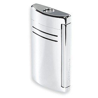 S.T. Dupont MaxiJet Silver Gloss Torch Flame Lighter