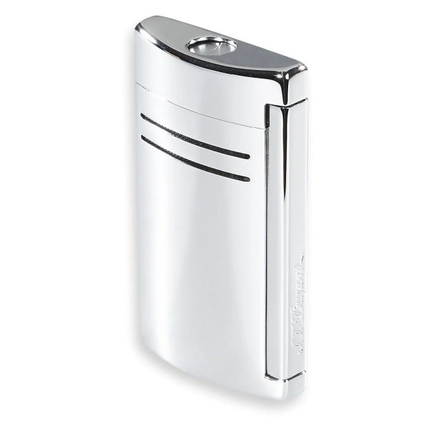 S.T. Dupont MaxiJet Silver Gloss Torch Flame Isqueiro 20107N