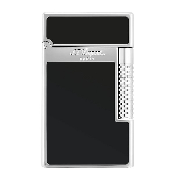 S.T. Dupont Ligne 2 Le Grand Black Lacquer & Palladium Lighter Encendedor