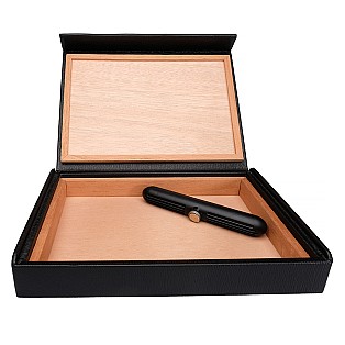 S.T. Dupont Black Contraste Humidor de viaje