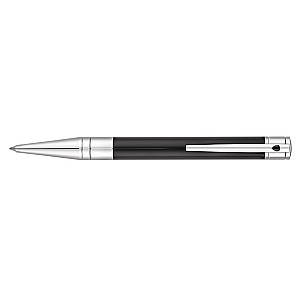 S.T. Dupont D-Initial Black & Chrome Ballpoint