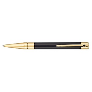 S.T. Dupont D-Initial Black & Gold Ballpoint