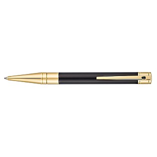 S.T. Dupont D-Initial Black & Gold Esferográfica