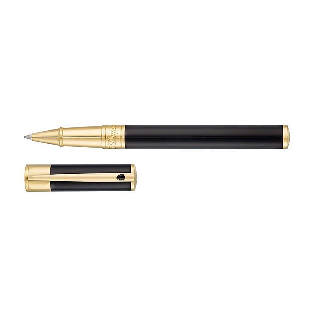 S.T. Dupont D-Initial Black & Gold Rollerball