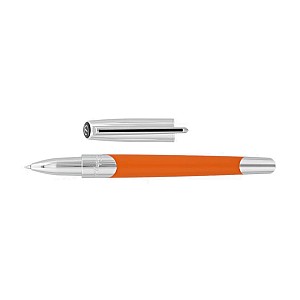 S.T. Dupont Défi Millennium Silver and Matt Orange Rollerball