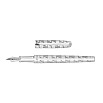 S.T. Dupont Line D Eternity Monogram 1872 Silver Medium Fountain pen