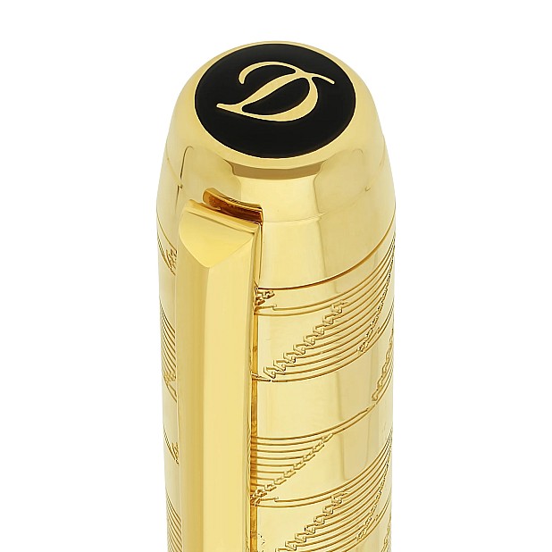 S.T. Dupont Line D Eternity Monogram 1872 Gold XL Fountain pen