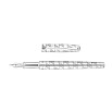 S.T. Dupont Line D Eternity Monogram 1872 Silver Large Fountain pen S.T. Dupont Line D Eternity Monogram 1872 Silver Large Fountain pen