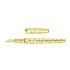 S.T. Dupont Line D Eternity Monogram 1872 Gold Medium Vulpen