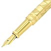 S.T. Dupont Line D Eternity Monogram 1872 Gold Medium Vulpen