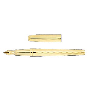S.T. Dupont Line D Eternity Goldsmith Diamond Tip Gold Large Fountain pen