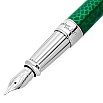 S.T. Dupont Line D Eternity Snake Skin Green Large Stylo plume 420078L