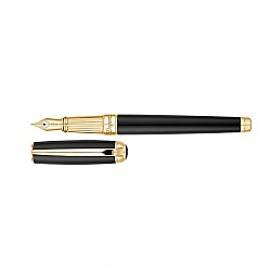 S.T. Dupont Line D Black GT Fountain pen