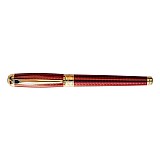 S.T. Dupont Line D Large Diamond Guilloche Ruby Rollerball