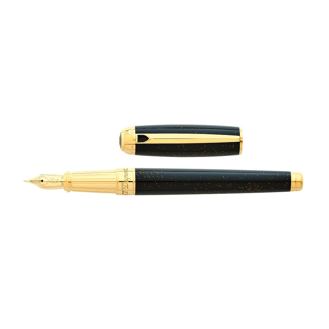 Estúpido tono máscara S.T. Dupont Line D Gold Dust Fountain pen - Vulpen / Fountain pen |  Appelboom.com