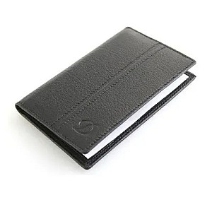 S.T. Dupont Defi Black Leather Business Card Holder