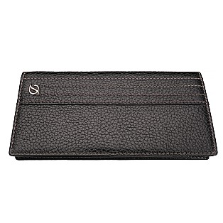 S.T. Dupont Defi Black Leather Wallet (7 Credit Cards)