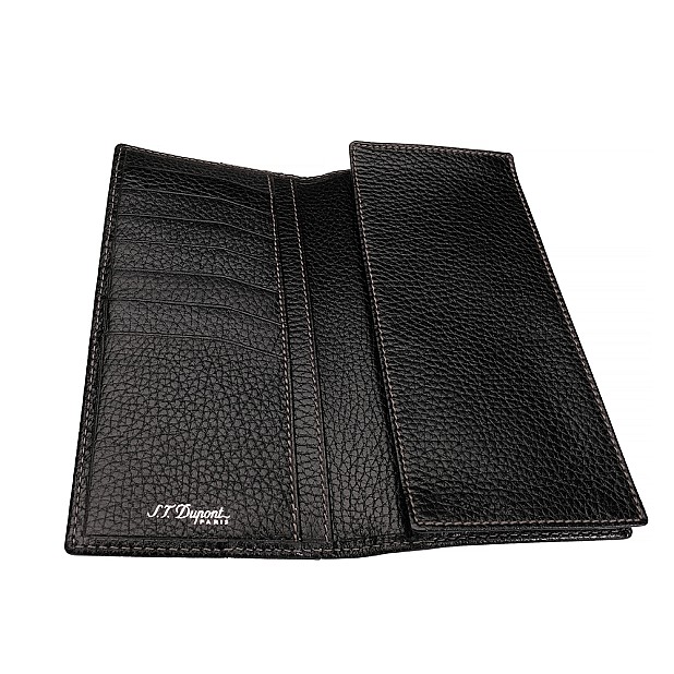 Cartera de piel negra S.T. Dupont Defi (7 tarjetas de crédito) 99904