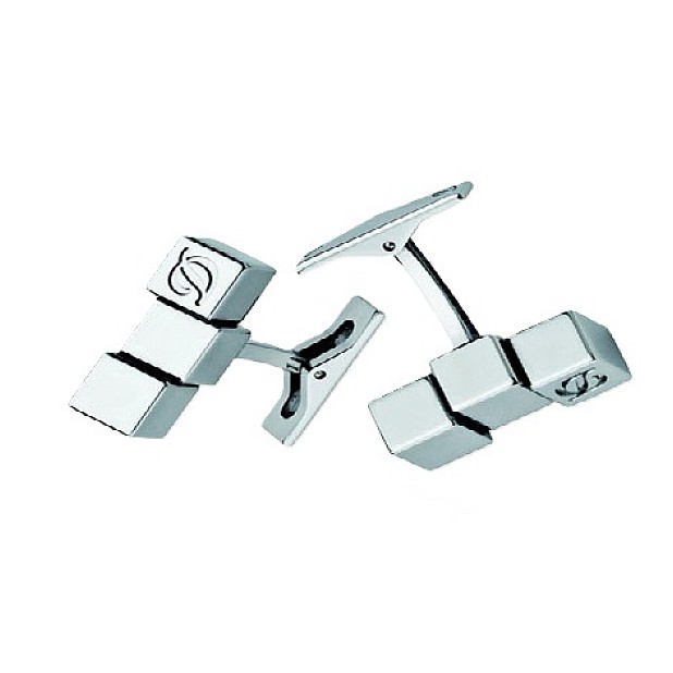 S.T. Dupont 3 Cubes Palladium Boutons de Manchette 5472-BM