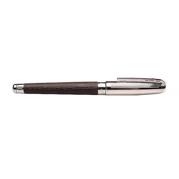 S.T. Dupont Olympio Rollerball aus braunem Leder 482850