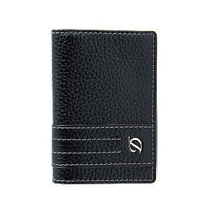 S.T. Dupont Defi Black Leather Business Card Holder