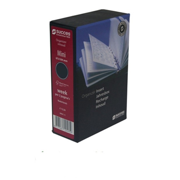 Succes Refill 2027 Mini White - Week on 2 pages