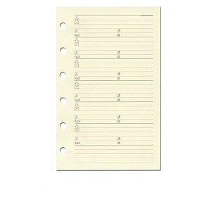 Succes Refill Junior Cream Address Notepaper