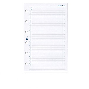 Succes Refill Mini White To Do List