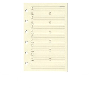 Succes Refill Mini Cream Address Notepaper Succes Refill Mini Cream Address Notepaper