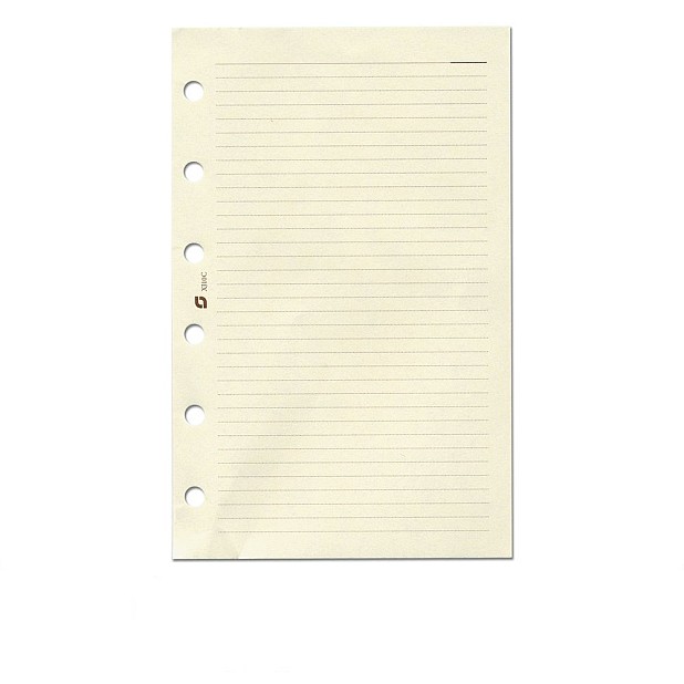 Succes Refill Senior Cream Ruled Notepaper